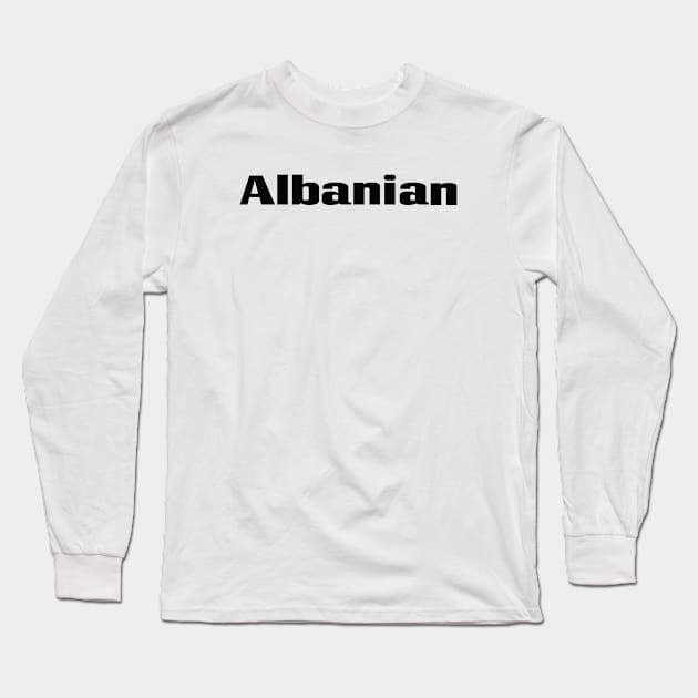 Albanian Long Sleeve T-Shirt by ProjectX23 Orange